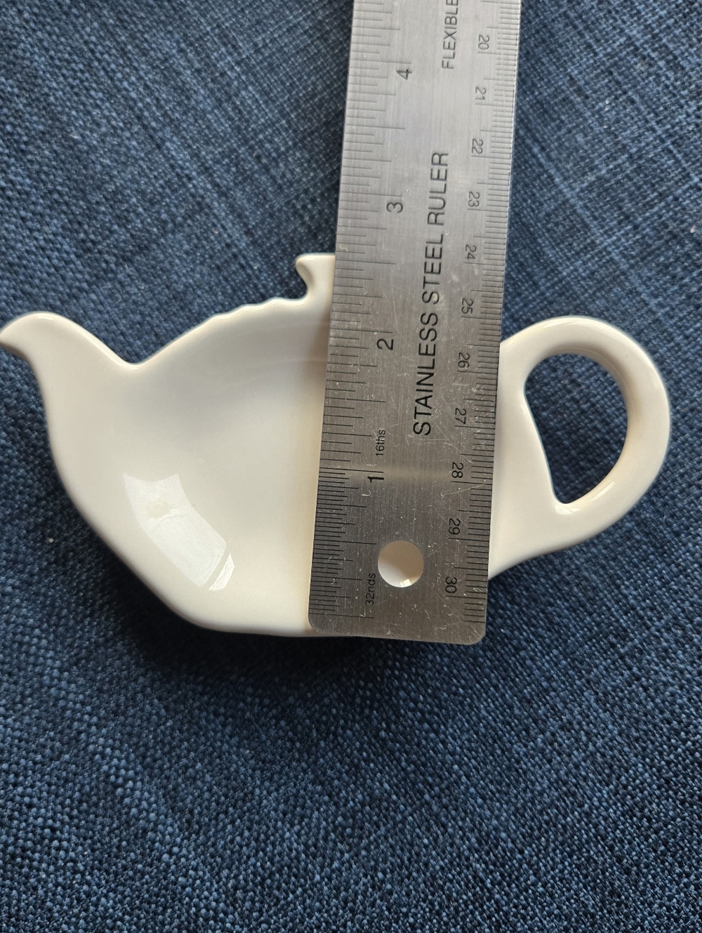 Set of 4 Le Creuset White Tea Bag Holders NEW - Picture 4 of 4